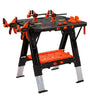 PONY 2 in 1 Werkbank klappbar – mit 4 Zwingen 454kg. Robuste, klappbare Werkbank mit 4 Zwingen zum Einspannen von Werkstücken.