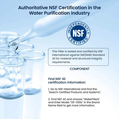 GLACIER FRESH Wasserfilter GF-096X kompatibel mit Jura E8/E6, 4 Stück
