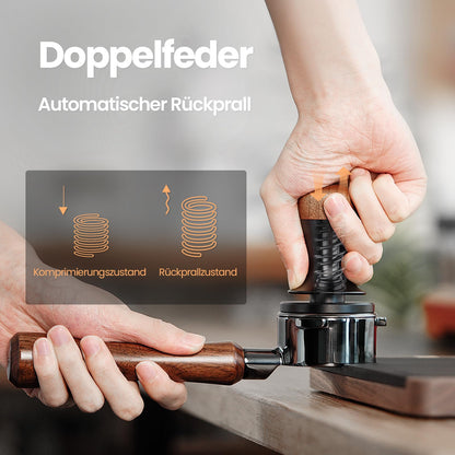 MHW-3BOMBER Espresso Tamper 58.35 mm CD Serie mit Auto-Rebound