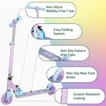 BELEEV V2 Kinder Scooter - Upgrade LED Leuchträder 3-12 J.