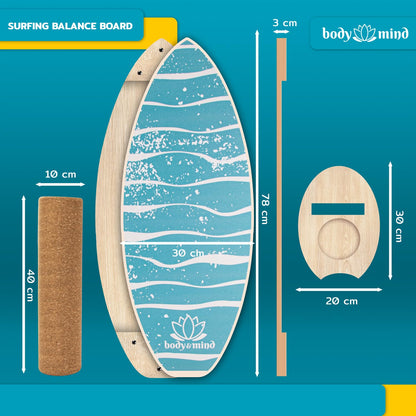 Light Waves Surf Balance Board für Training & Physiotherapie