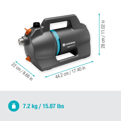 Gardena Gartenpumpe 4200 Silent Bewässerungspumpe 600 W (9054-20)