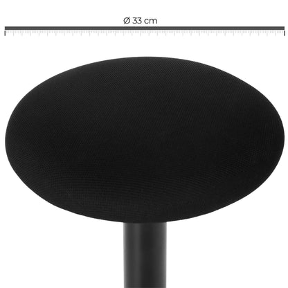 SONGMICS Bürohocker OSC04BK – Höhenverstellbar, Schwarz
