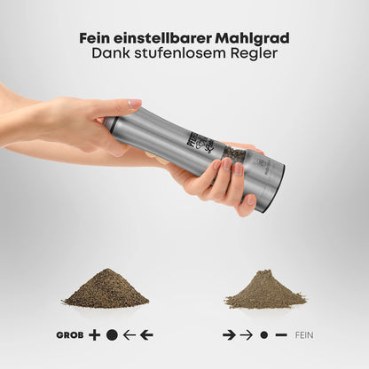 BUTLERBELL Salz- und Pfeffermühle Set mit Keramikmahlwerk
