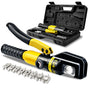 Brileine Hydraulische Crimpzange 4–70 mm² mit 9 Crimpbacken, Stahlgehäuse und Transportkoffer