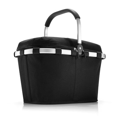 reisenthel carrybag iso Einkaufskorb mit Kühlfunktion - Schwarz. Ovaler Korb mit Alu-Rahmen. Hält Einkäufe kühl.