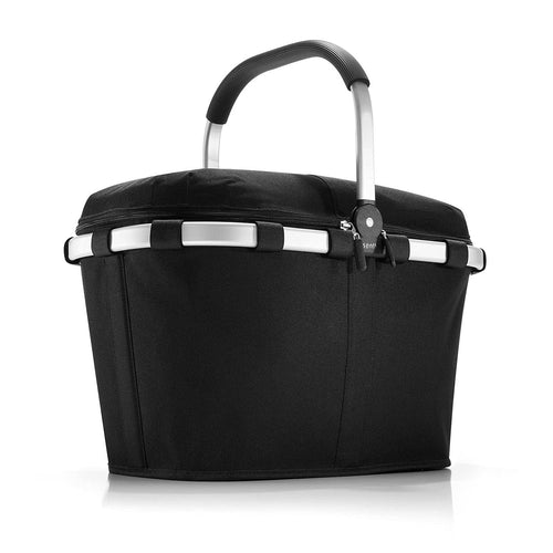 reisenthel carrybag iso Einkaufskorb mit Kühlfunktion - Schwarz. Ovaler Korb mit Alu-Rahmen. Hält Einkäufe kühl.