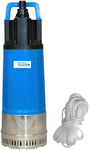 Güde GDT 1200 I Drucktauchpumpe - 1200W Hochdruck Edelstahl. Zylindrisch, edelstahlfarben. Fördert Klarwasser unter Hochdruck aus Brunnen/Zisternen.