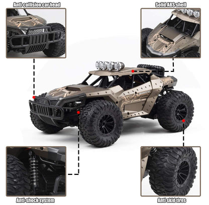 KINSAM RC Auto KS1803 Offroad Monstertruck 1:16 mit 2 Akkus, 25 km/h