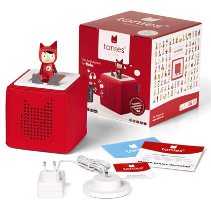 Toniebox Starterset Extrapack Hörspielbox – Rot Peppa Pig