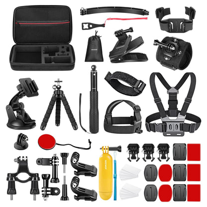 NEEWER 50-in-1 Actionkamera Zubehör Set für GoPro DJI Insta360