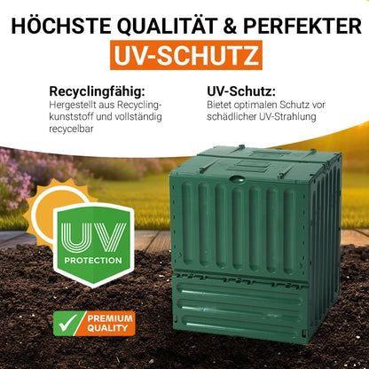 Garantia ECO-King Komposter 400 Liter grün Schnellkomposter