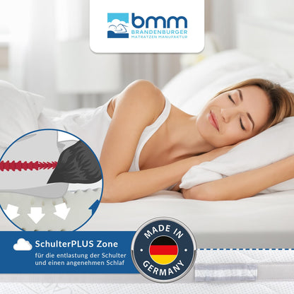 BMM Komfort 23 Kaltschaummatratze - 90x200cm H4 extra fest