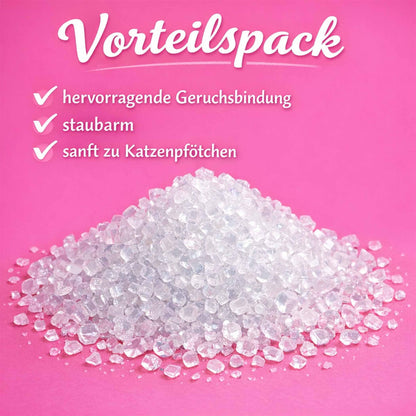 Catclin Silikat-Katzenstreu 64 L (8 x 8 L) Vorratspack