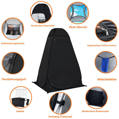 riggoo Pop-Up Duschzelt Toilettenzelt Umkleidezelt UV 50+