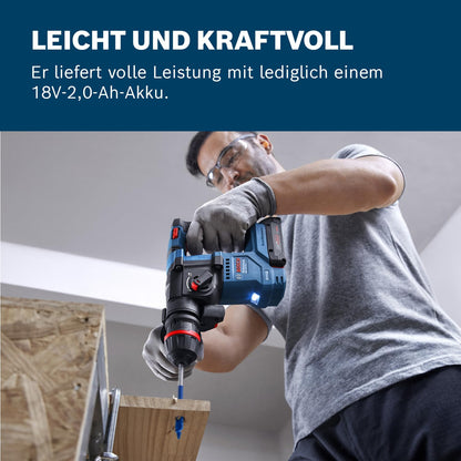 Bosch Professional Akku-Bohrhammer GBH 18V-18 SDS plus