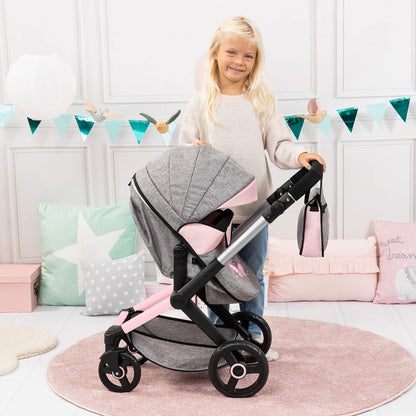 Bayer Design Xeo Puppenwagen wandelbar als Puppenjogger 17033AA