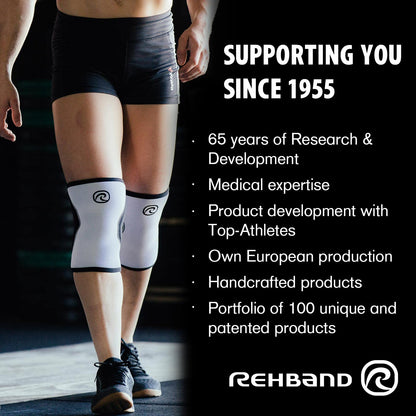 Rehband Knieschützer Neopren, Volleyball & Hallensport, Schwarz, S