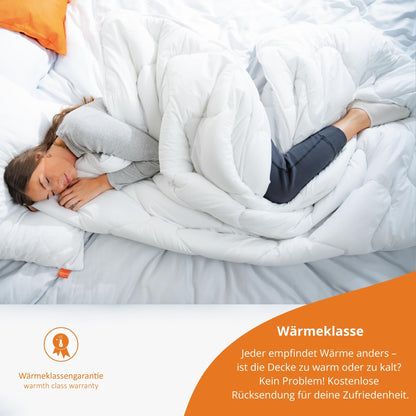 sleepling Sommer Daunendecke 155x220 cm, 90% Daunen, extra leicht