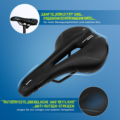 Meayll Fahrradsattel ergonomisch, Memory Foam, für MTB und Rennrad