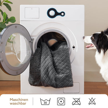 JOEJOY Orthopädisches Hundebett für grosse Hunde, 107x76x24 cm