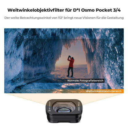 K&F CONCEPT Filter Set für DJI Osmo Pocket 3/4, 6-teilig