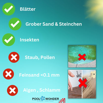 Poolwonder V2 Akku Poolsauger Li-Ionen Poolreiniger aus Österreich