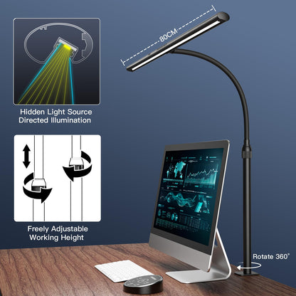 EYOCEAN LED Schreibtischlampe 80CM - Gestensteuerung, Augenschutz