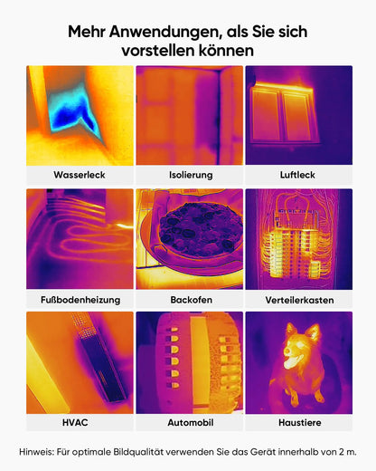 HIKMICRO E02 Wärmebildkamera SuperIR 240 x 240 mit visueller Kamera