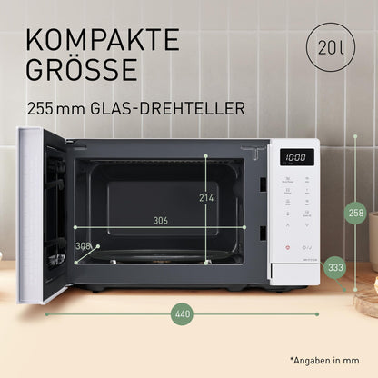 Panasonic NN-ST21QWEPG Solo-Mikrowelle - 20L 800W Weiss