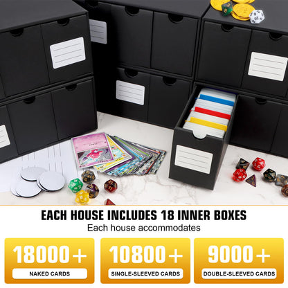 HIMOMO Sammelkarten-Aufbewahrungsbox für 18000+ Karten (TCG, MTG)