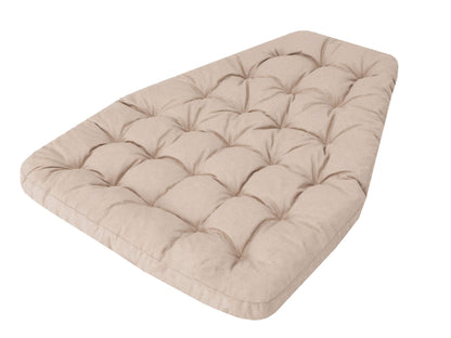 Bjird Hängesessel Kissen, Sitzauflage für Polyrattan & Rattan, Beige
