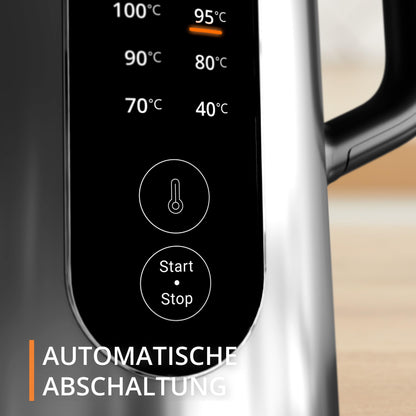 Krups Selection Wasserkocher BW871DF0, 1,7 l, 6 Temperaturen