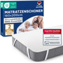 Blumtal Matratzenschoner 160x200 cm 2er Set wasserdicht OEKO-TEX, Matratzenauflage aus Frottee mit 80 % Baumwolle