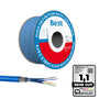 Germany Best CAT 8 Verlegekabel - 100M S/FTP LSZH Simplex. Hochleistungskabel für 40 Gbit/s Netzwerkinstallationen.