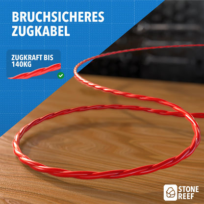 STONE REEF Kabeleinziehhilfe 30 m Fiberglas Einziehspirale