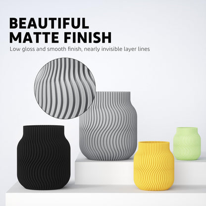 ELEGOO Matte PLA Filament 1,75 mm, 4 kg Multicolor Bundle, ±0,02 mm