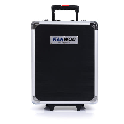 KANWOD Werkzeugkoffer 1500-teilig aus Aluminium, mit Rollen