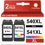 ColorKing 540XL 541XL Druckerpatronen kompatibel für Canon Pixma, Multipack in Schwarz und Farbe