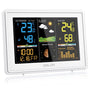 BALDR Funkwetterstation 359V2-WH mit Aussensensor und Farbdisplay zur Anzeige von Innen- und Aussentemperatur