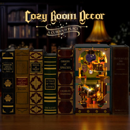 INSOON Zaubertrank Book Nook Bauset mit LED, 990 Klemmbausteine