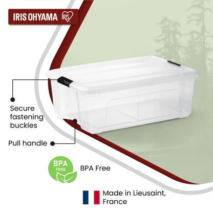 Iris Ohyama New Top Box NTB-30 Aufbewahrungsboxen 30 L, 6er-Set