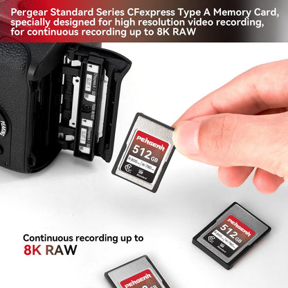 Pergear CFexpress Typ A Speicherkarte 512GB – Standard Serie