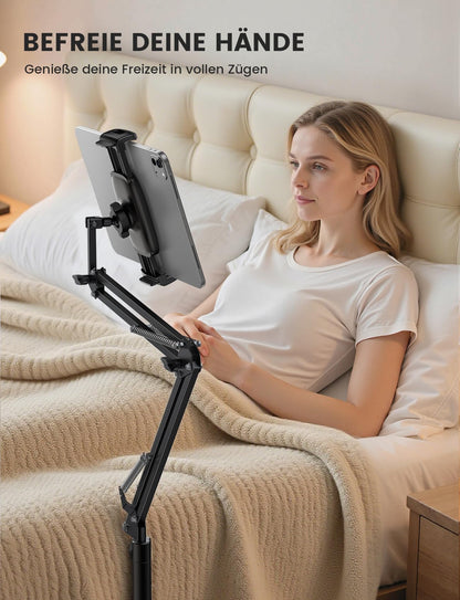 Lamicall Tablet Bodenständer, höhenverstellbar, 360°, 4,7–13 Zoll