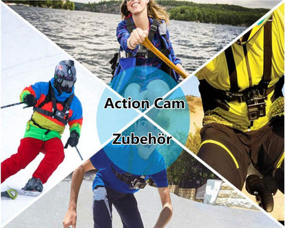 DIKER Action Cam Zubehör Set 70 in 1, XJT-70 für GoPro Hero 13-7