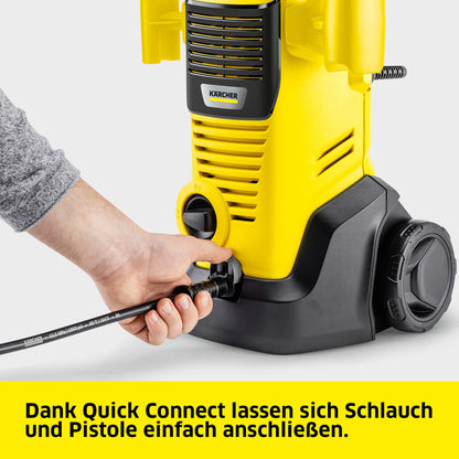 Kärcher Hochdruckreiniger K 3 FJ mit Schaumdüse, 120 bar, gelb