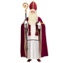 W Widmann Milano Erzbischof Kostüm. Roter, langer Mantel mit passender Mitra. Für Nikolaus- & Faschingsverkleidungen.