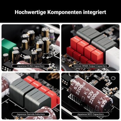Fosi Audio V3 HiFi Mini Stereo Verstärker - 300W x2