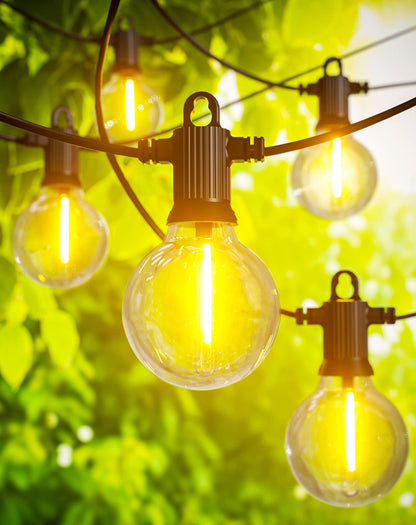 Zuske LED-Lichterkette Aussen 30 m, IP65 mit 50+2 G40 Birnen