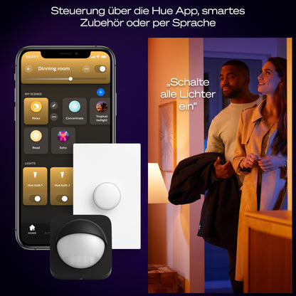 Philips Hue Devote Smart LED-Panel, rund, 30 cm, weiss, 2000 lm